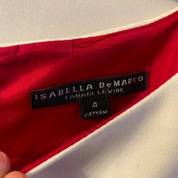 Isabella DeMarco Tahari Levine Colorblock Dress 4 - Picture 4 of 6